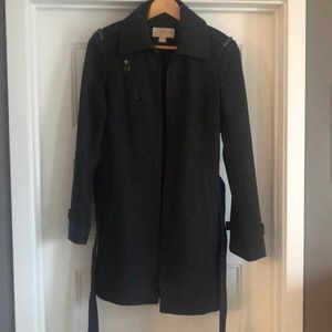 Michael Kors charcoal gray peacoat